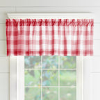 Cantonnière de rideau de cuisine à carreaux Buffalo Emily Gulch de The Gray Barn - 60 l x 15 L