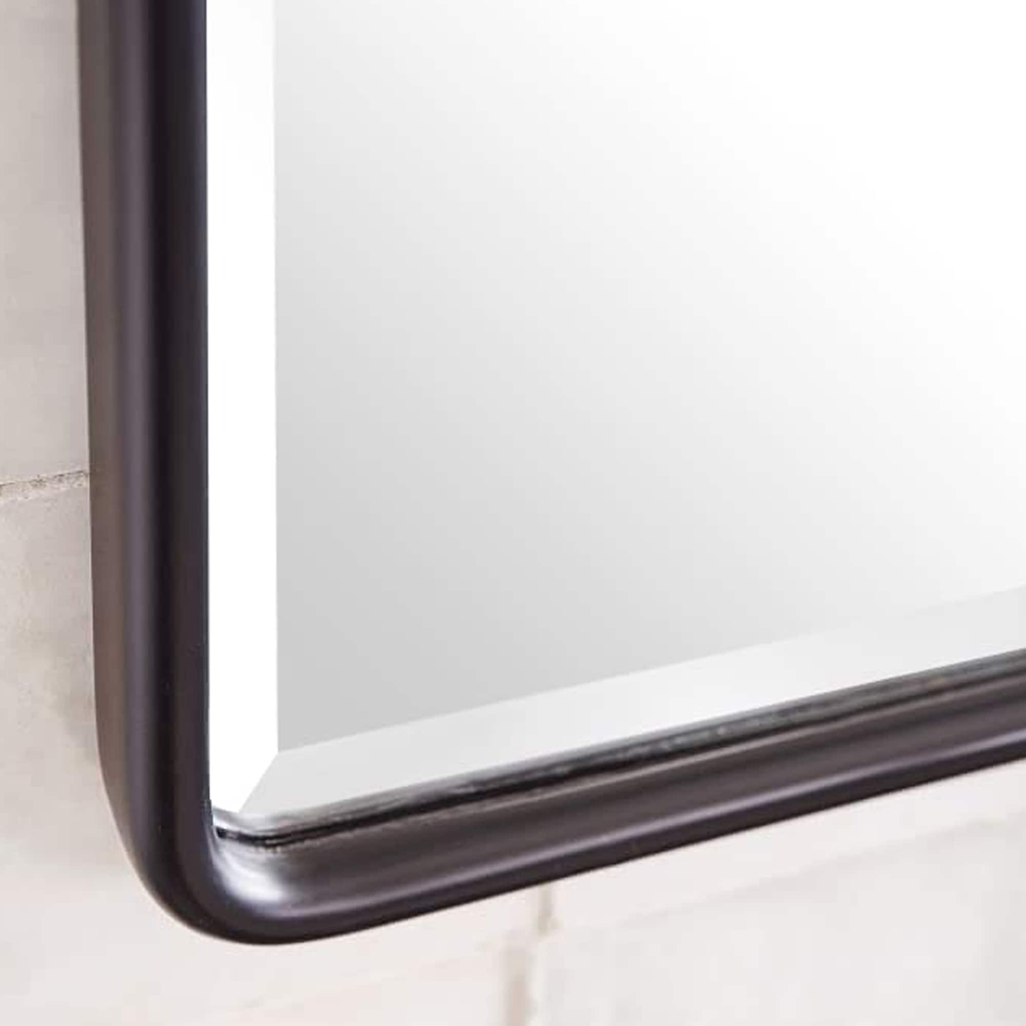 Armoires à pharmacie encastrées en métal avec miroir, style ferme, TEHOME