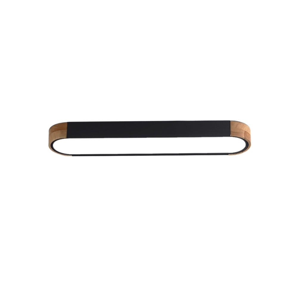 Plafonnier LED ovale à intensité variable Farmhouse Wood - 37 3000 K/6000 K