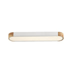 Plafonnier LED ovale à intensité variable Farmhouse Wood - 37 3000 K/6000 K