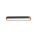 Plafonnier LED ovale à intensité variable Farmhouse Wood - 37 3000 K/6000 K