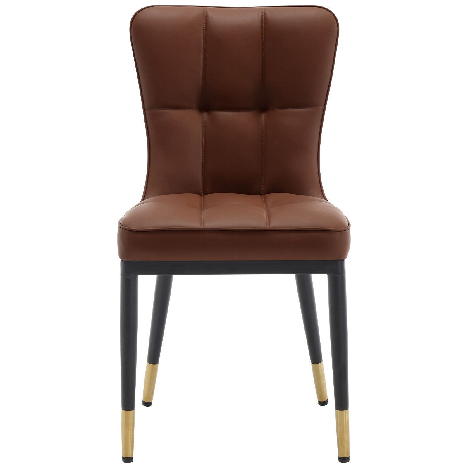 Lot de 2/4 chaises de salle à manger rembourrées en similicuir