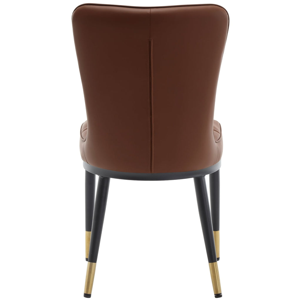 Lot de 2/4 chaises de salle à manger rembourrées en similicuir
