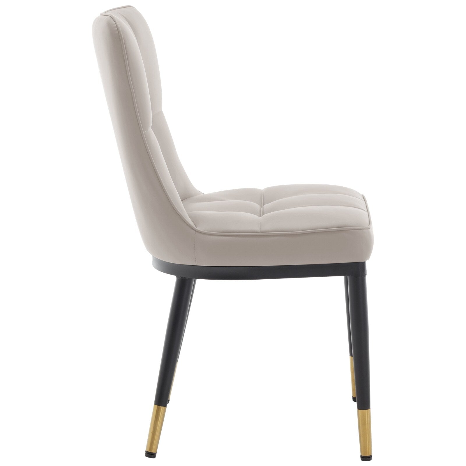 Lot de 2/4 chaises de salle à manger rembourrées en similicuir