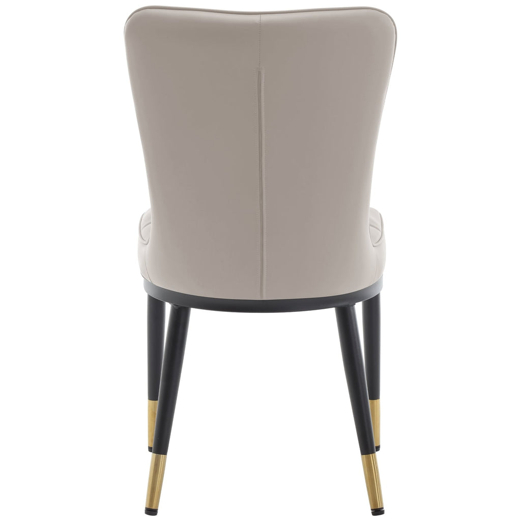 Lot de 2/4 chaises de salle à manger rembourrées en similicuir