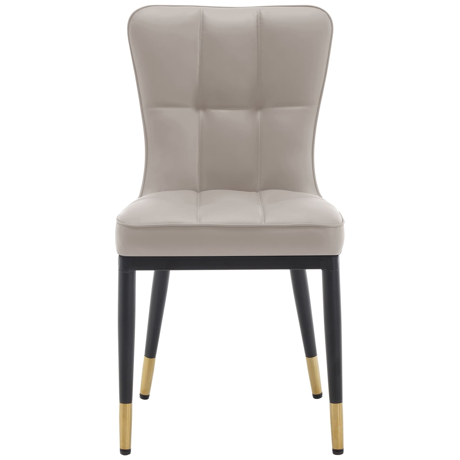 Lot de 2/4 chaises de salle à manger rembourrées en similicuir
