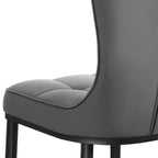 Lot de 2/4 chaises de salle à manger rembourrées en similicuir