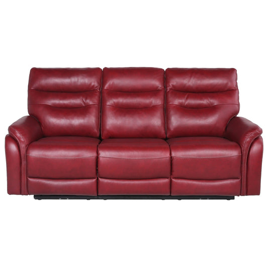 Canapé inclinable électrique rembourré Favara 84, rouge