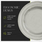Assiettes à salade légères en mélamine Fifth Avenue, lot de 4 - 28 cm