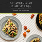Assiettes à salade légères en mélamine Fifth Avenue, lot de 4 - 28 cm