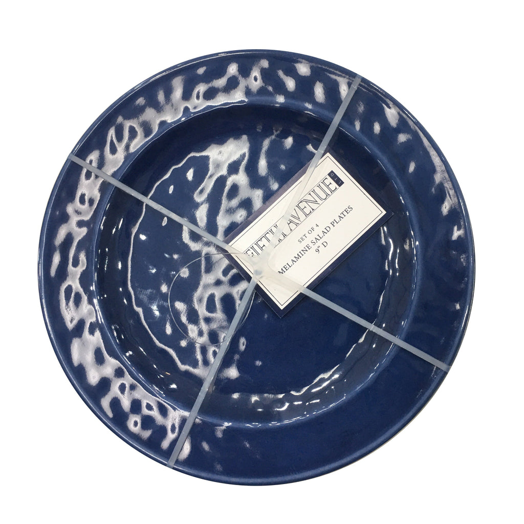 Assiettes à salade légères en mélamine Fifth Avenue, lot de 4 - 28 cm