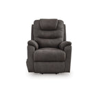 Fauteuil inclinable Fily Power Lift, massage thermique, 40 pouces, similicuir gris
