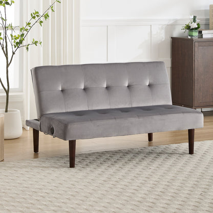 Canapé-lit pliable et tendance, dossier en flanelle haut de gamme, canapé inclinable et futon réglable, canapé moderne et tendance avec port de chargement