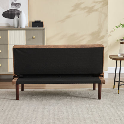 Canapé-lit pliable et tendance, dossier en flanelle haut de gamme, canapé inclinable et futon réglable, canapé moderne et tendance avec port de chargement