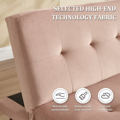 Canapé-lit pliable et tendance, dossier en flanelle haut de gamme, canapé inclinable et futon réglable, canapé moderne et tendance avec port de chargement