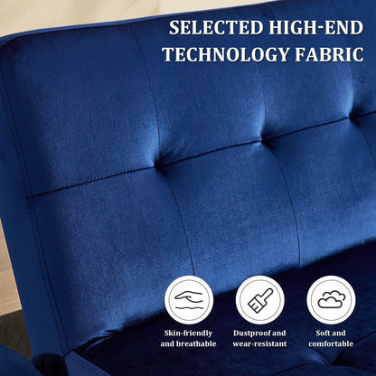Canapé-lit pliable et tendance, dossier en flanelle haut de gamme, canapé inclinable et futon réglable, canapé moderne et tendance avec port de chargement
