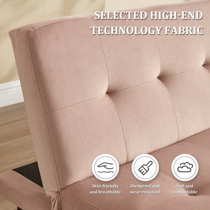 Canapé-lit pliable et tendance, dossier en flanelle haut de gamme, canapé inclinable et futon réglable, canapé moderne et tendance avec port de chargement