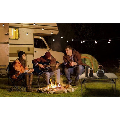 Table pliante à hauteur réglable, table de camping portable en aluminium léger, avec poignée de transport pour l'extérieur et la plage