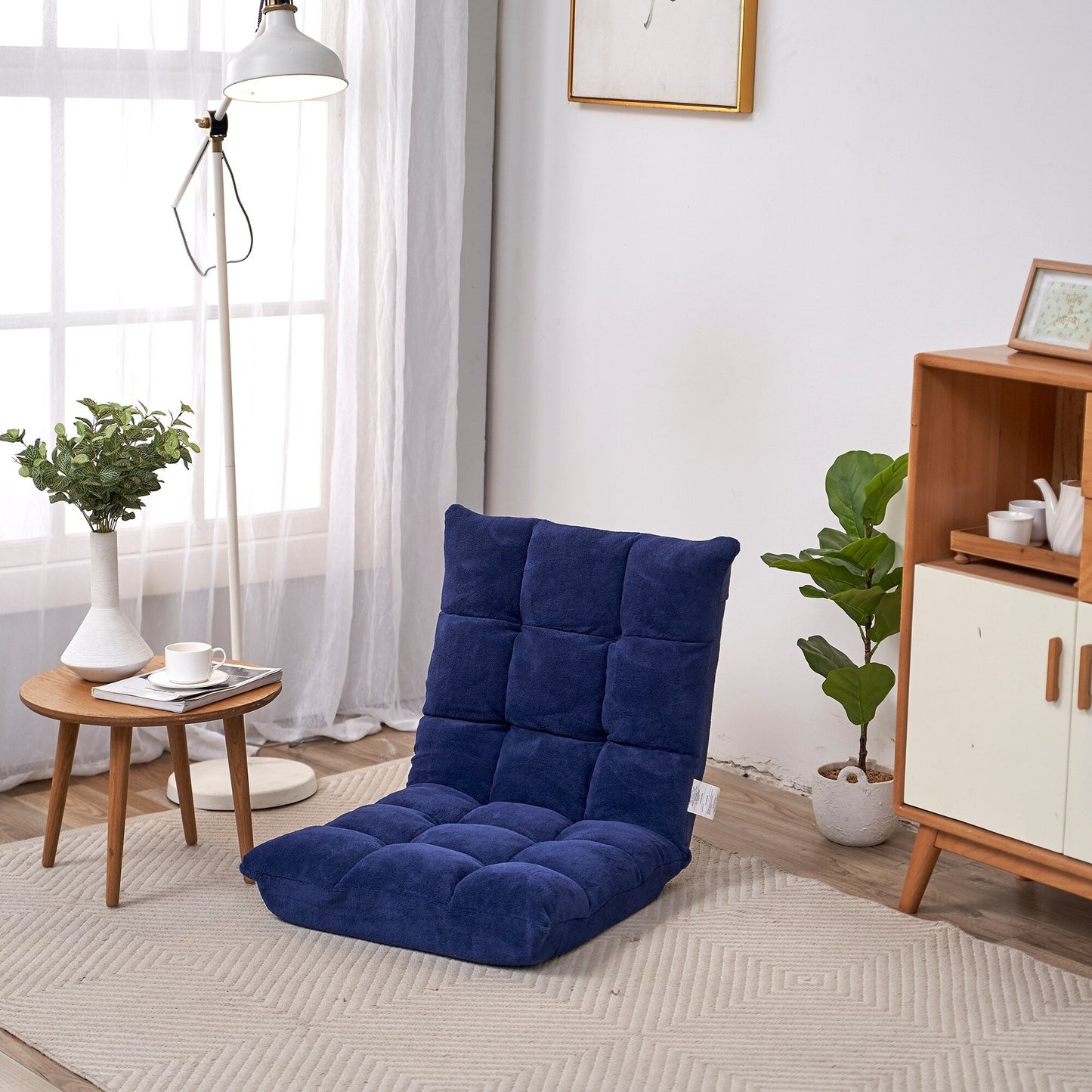 Chaise longue pliante pour salon et chambre à coucher, 5 positions d'inclinaison, canapé de loisirs pliable réglable, canapé de jeu vidéo