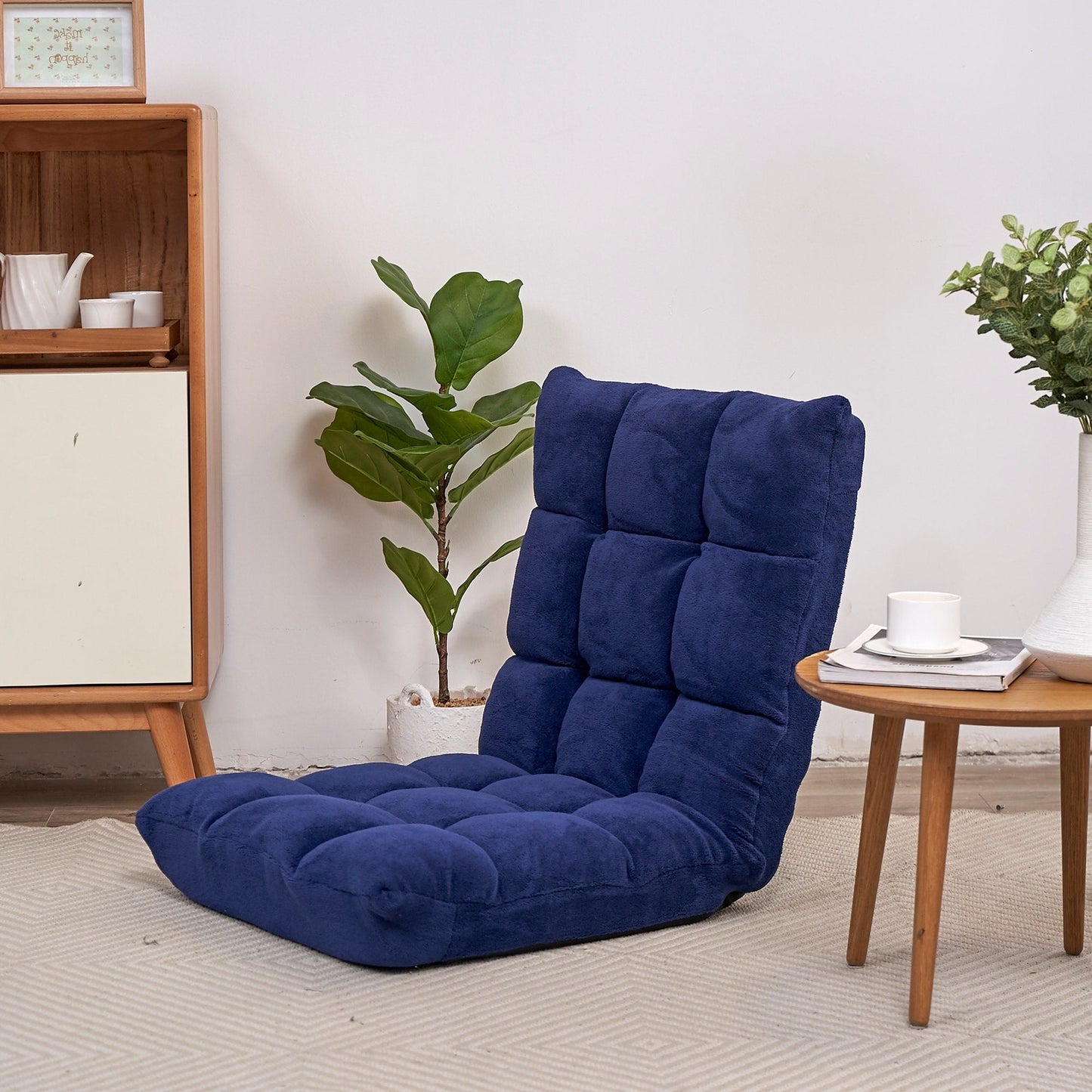 Chaise longue pliante pour salon et chambre à coucher, 5 positions d'inclinaison, canapé de loisirs pliable réglable, canapé de jeu vidéo