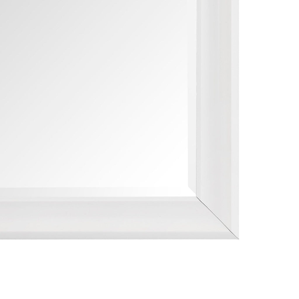 Miroir de sol encadré pleine longueur - Grand miroir rectangulaire sur pied, miroir intégral pour chambre et dressing