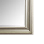 Miroir de sol encadré pleine longueur - Grand miroir rectangulaire sur pied, miroir intégral pour chambre et dressing