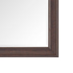 Miroir de sol encadré pleine longueur - Grand miroir rectangulaire sur pied, miroir intégral pour chambre et dressing