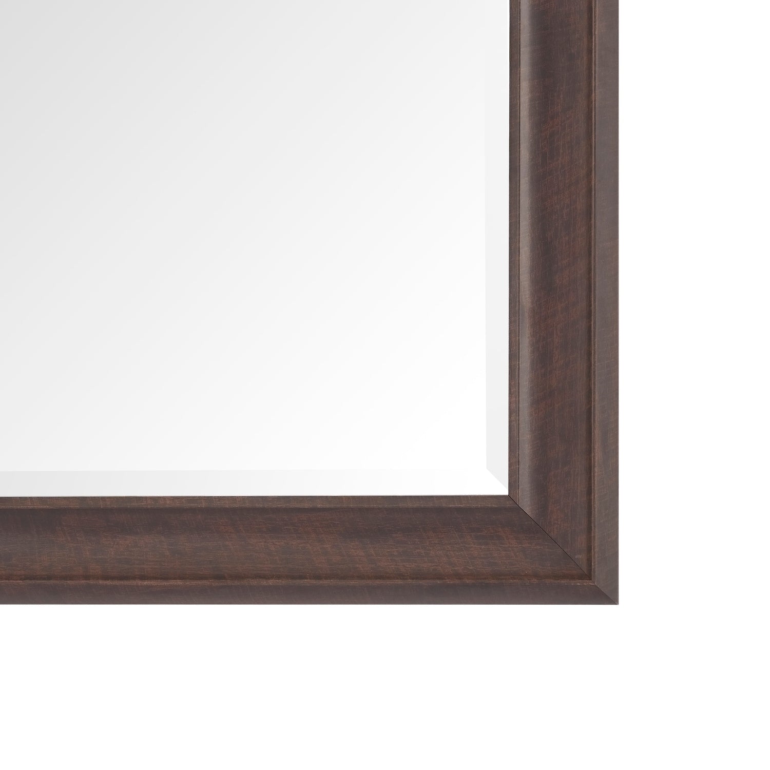 Miroir de sol encadré pleine longueur - Grand miroir rectangulaire sur pied, miroir intégral pour chambre et dressing