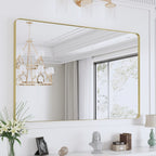 Miroir de salle de bain mural encadré