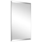 Miroir mural biseauté sans cadre à prisme - Carré/Rectangulaire - Transparent