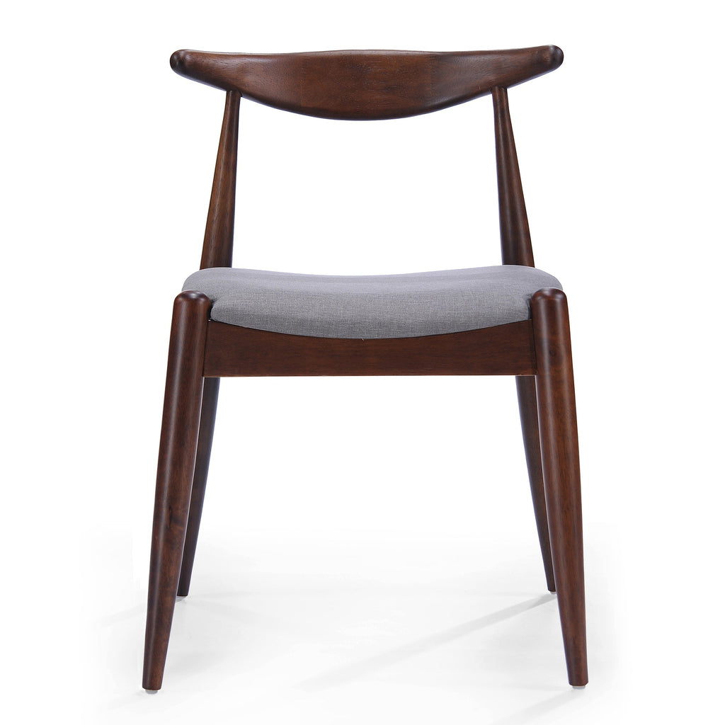 Chaises de salle à manger modernes du milieu du siècle Francie (lot de 2) par Christopher Knight Home - 20,50 l x 20,25 L x 29,75 H
