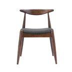 Chaises de salle à manger modernes du milieu du siècle Francie (lot de 2) par Christopher Knight Home - 20,50 l x 20,25 L x 29,75 H