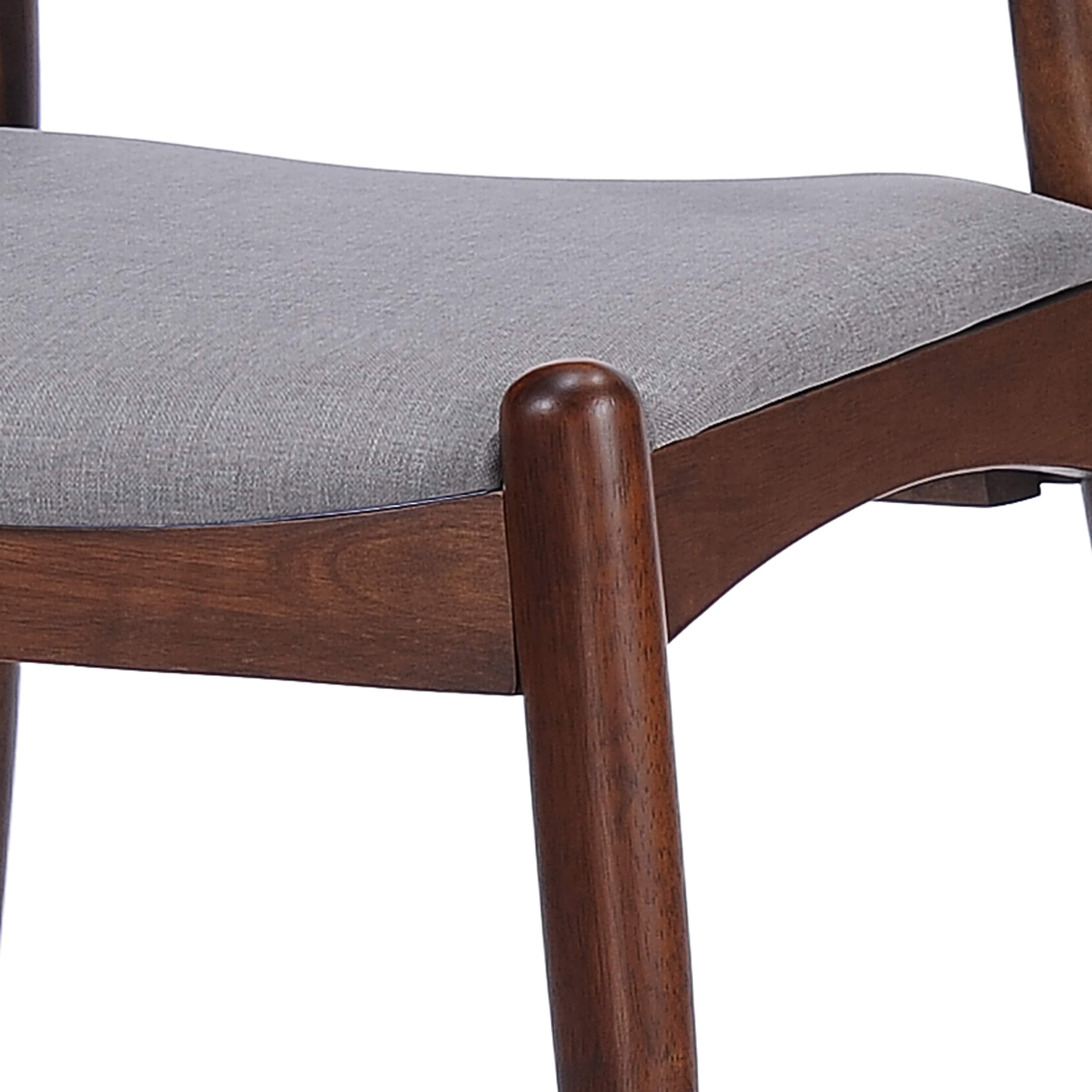 Chaises de salle à manger modernes du milieu du siècle Francie (lot de 2) par Christopher Knight Home - 20,50 l x 20,25 L x 29,75 H
