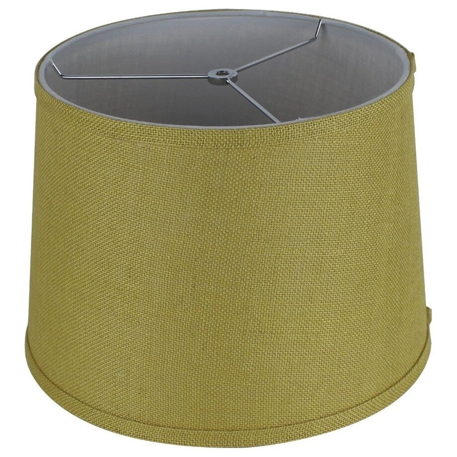 Abat-jour tambour en toile de jute, taille inférieure 12 à 16