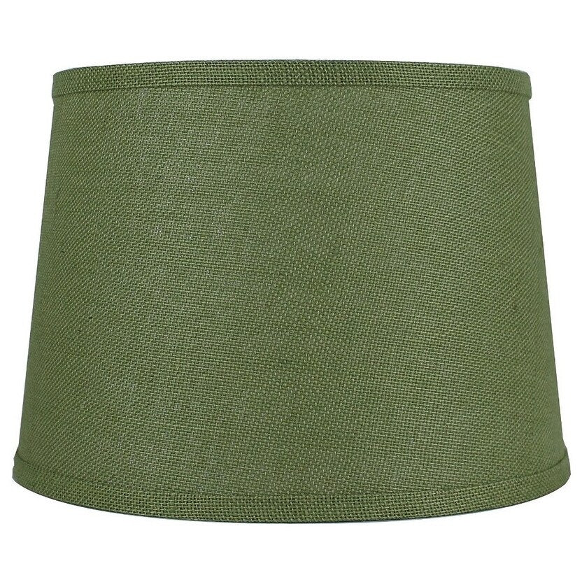 Abat-jour tambour en toile de jute, taille inférieure 12 à 16