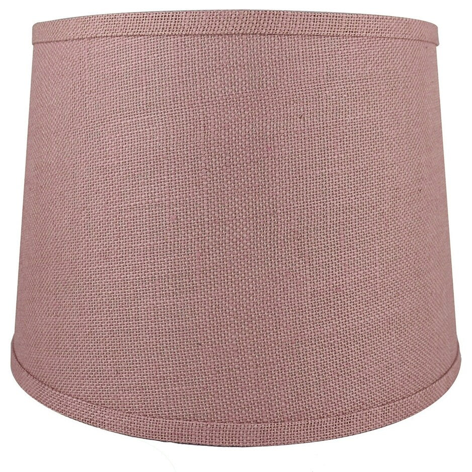 Abat-jour tambour en toile de jute, taille inférieure 12 à 16