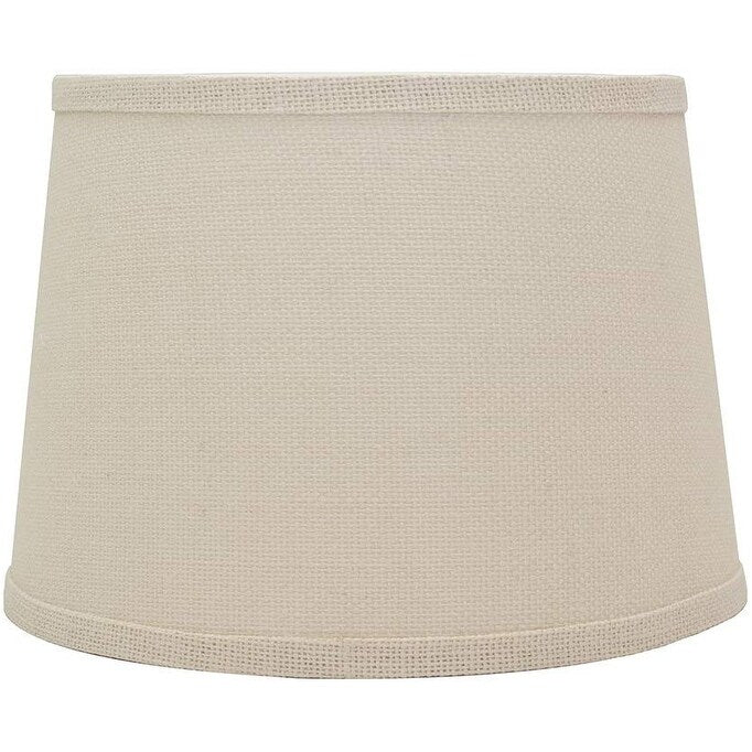 Abat-jour tambour en toile de jute, taille inférieure 12 à 16