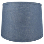 Abat-jour tambour en toile de jute, taille inférieure 12 à 16