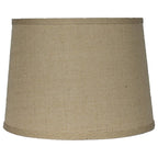 Abat-jour tambour en toile de jute, taille inférieure 12 à 16