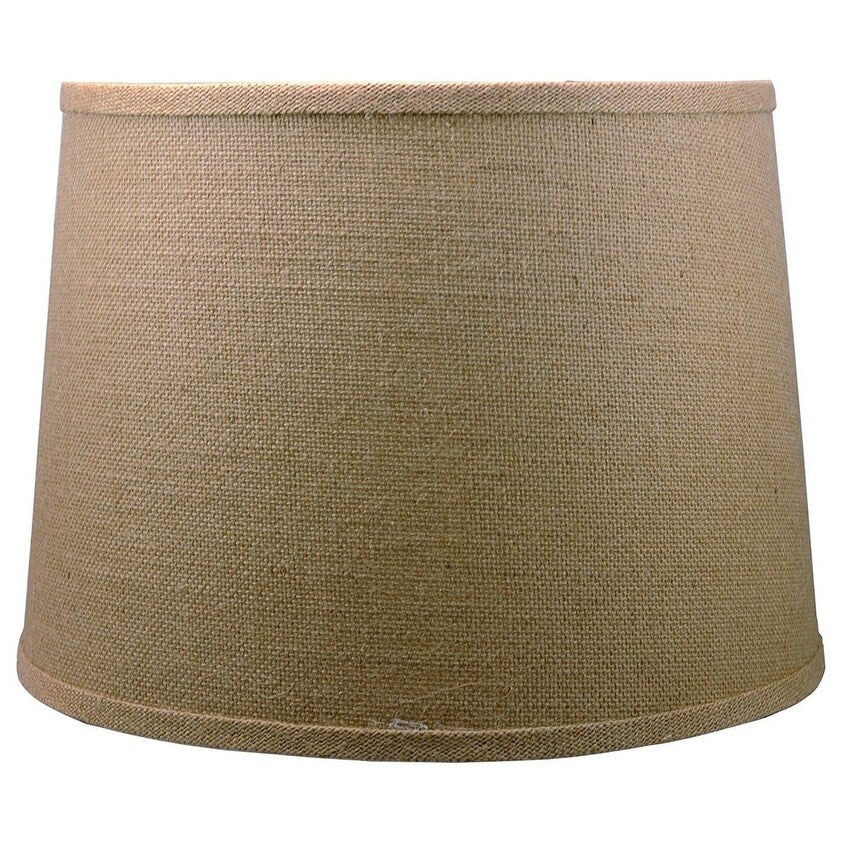 Abat-jour tambour en toile de jute, taille inférieure 12 à 16