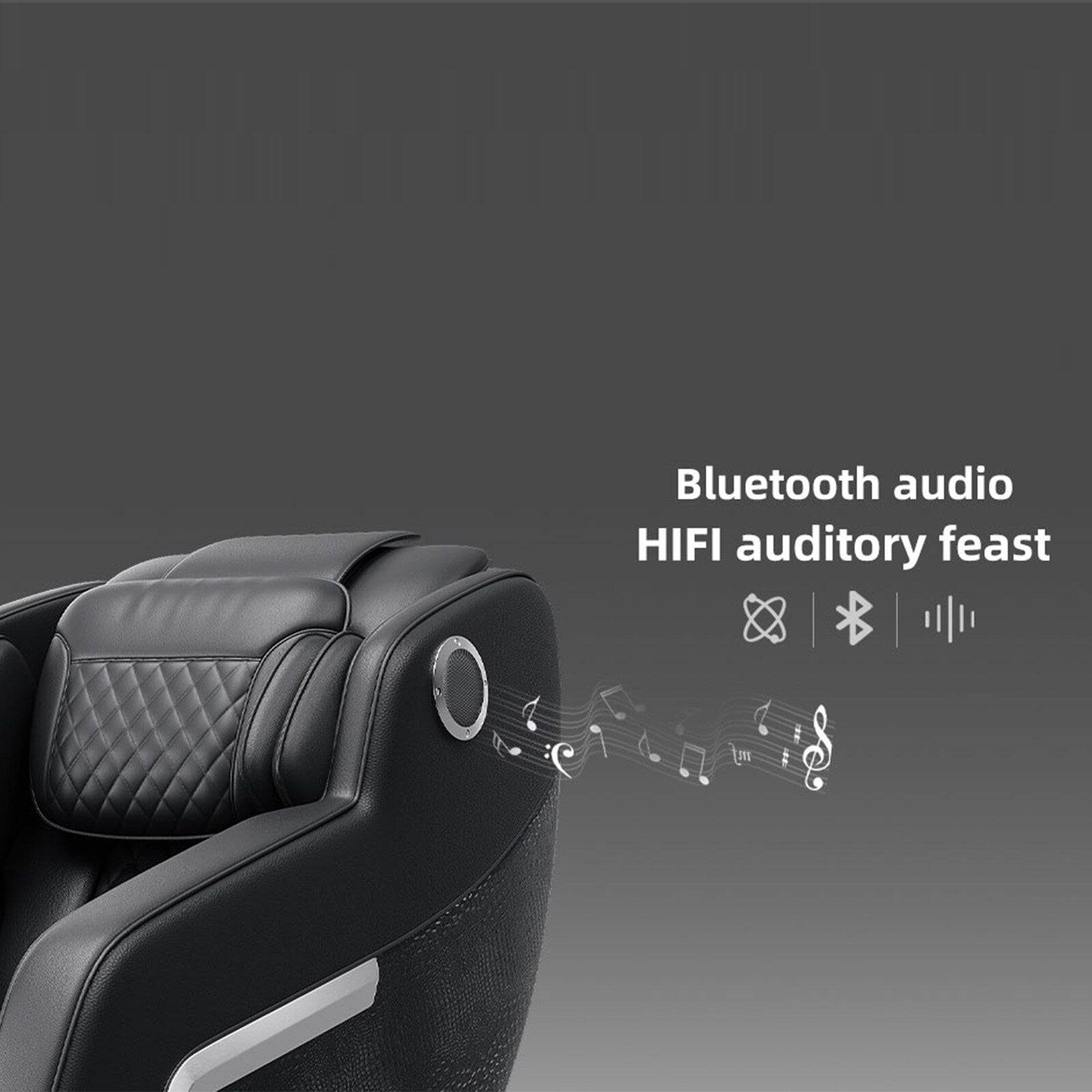 Fauteuil de massage complet du corps, fauteuil inclinable à gravité zéro, massage par thermothérapie, système de massage à air et techniques de shiatsu et de pétrissage