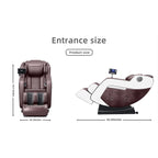 Fauteuil de massage complet du corps, fauteuil inclinable à gravité zéro, massage par thermothérapie, système de massage à air et techniques de shiatsu et de pétrissage
