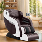 Fauteuil de massage complet du corps, fauteuil inclinable à gravité zéro, massage par thermothérapie, système de massage à air et techniques de shiatsu et de pétrissage