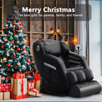 Fauteuil de massage complet du corps, fauteuil inclinable à gravité zéro, massage par thermothérapie, système de massage à air et techniques de shiatsu et de pétrissage