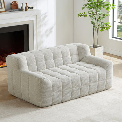 Canapé modulaire à compression complète de style simplifié