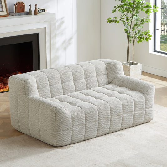 Canapé modulaire à compression complète de style simplifié