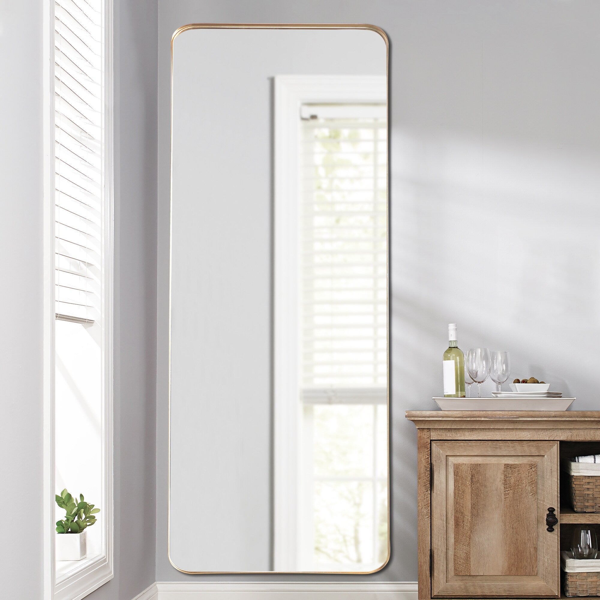 Miroir pleine longueur Grand miroir mural Miroir intégral