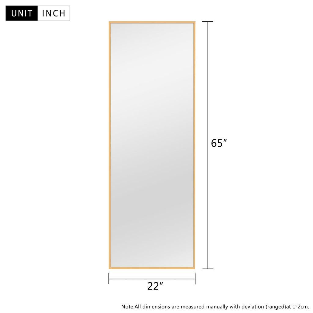 Miroir pleine longueur Grand miroir mural Miroir intégral