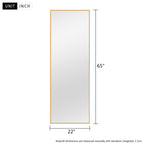 Miroir pleine longueur Grand miroir mural Miroir intégral