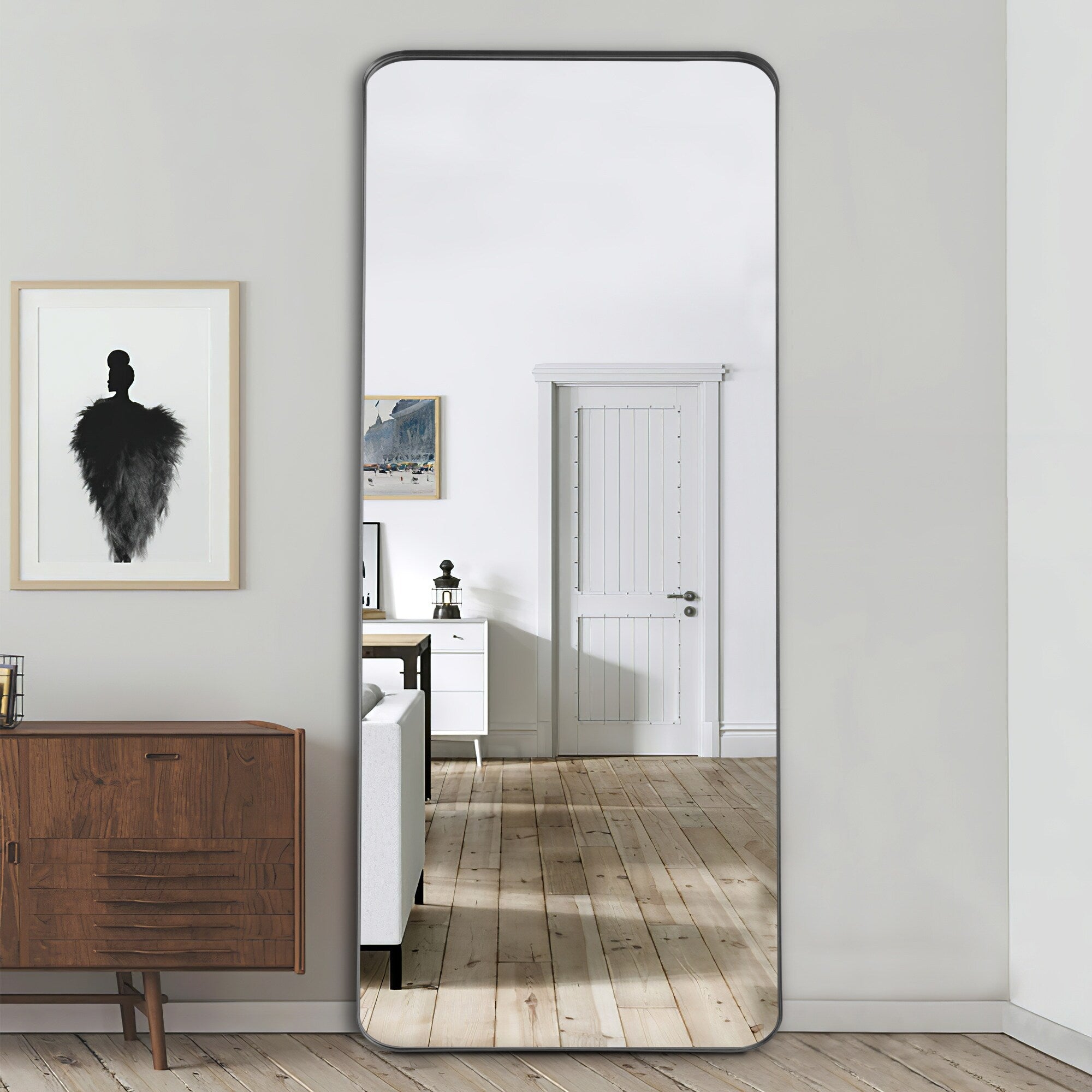 Miroir pleine longueur Grand miroir mural Miroir intégral